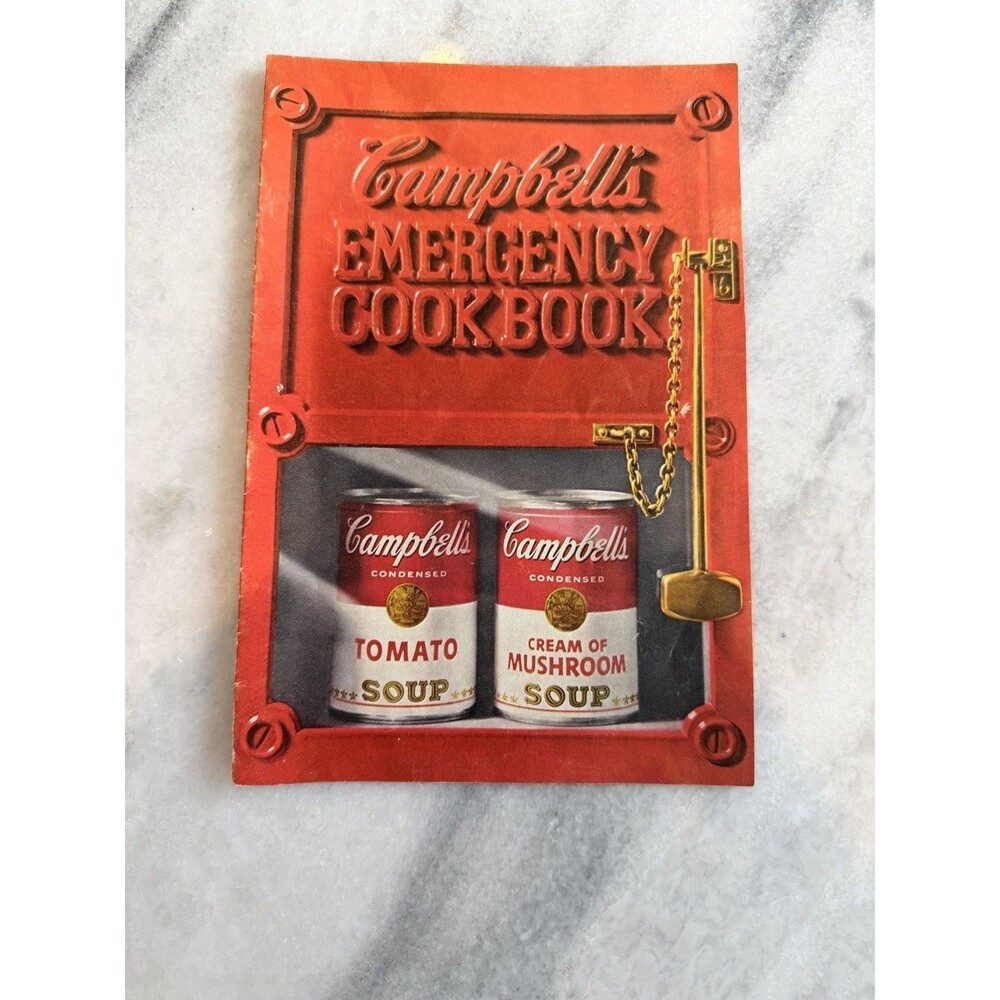Vintage Campbell's Emergency Cookbook Advertising Recipe Book
